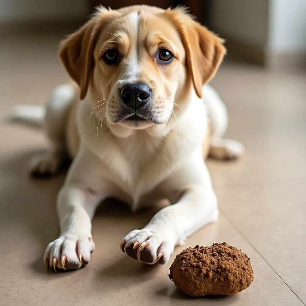 Dog waste signs - normal poop