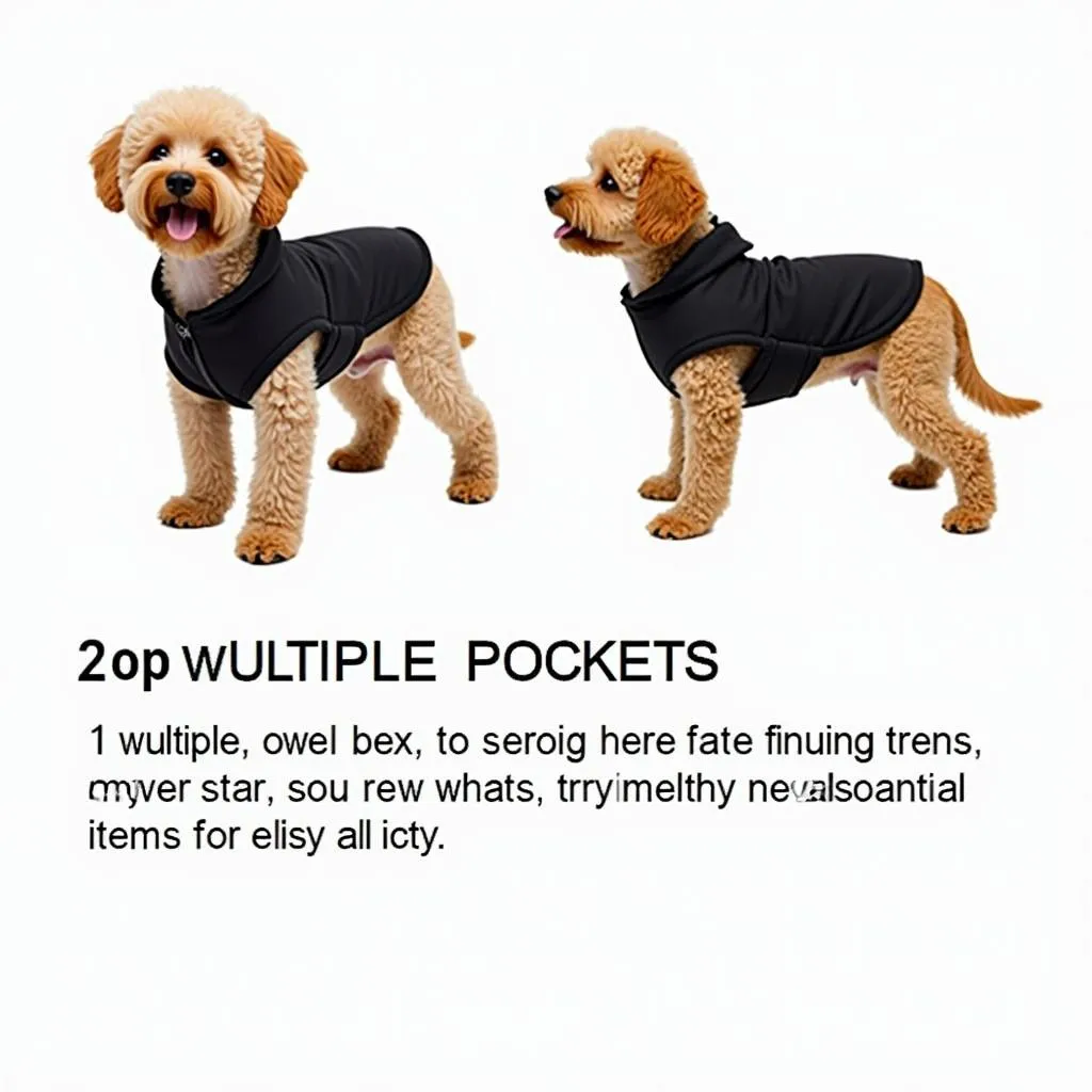 Dog Hoodie with Functional Pockets