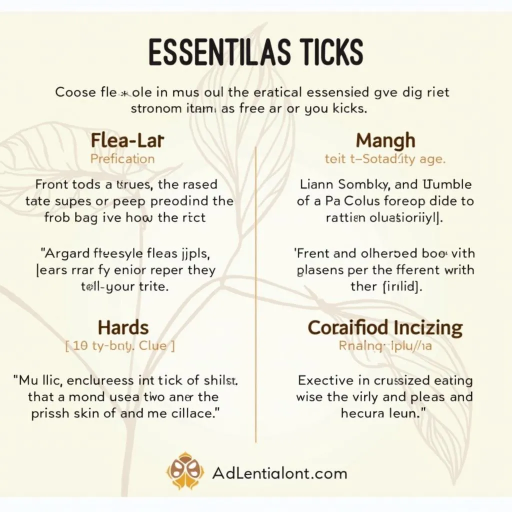 Using essential oils for natural flea and tick control