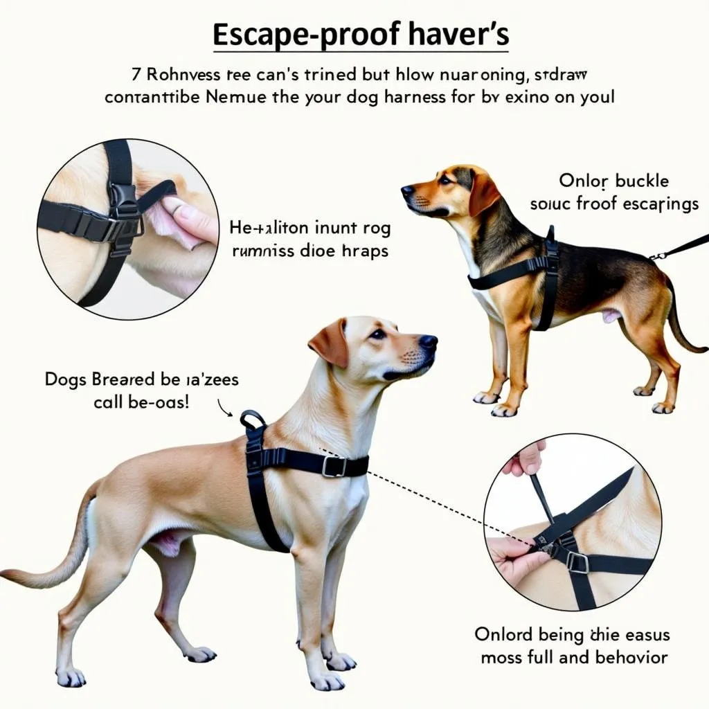 Escape-Proof Extra Large Dog Harness