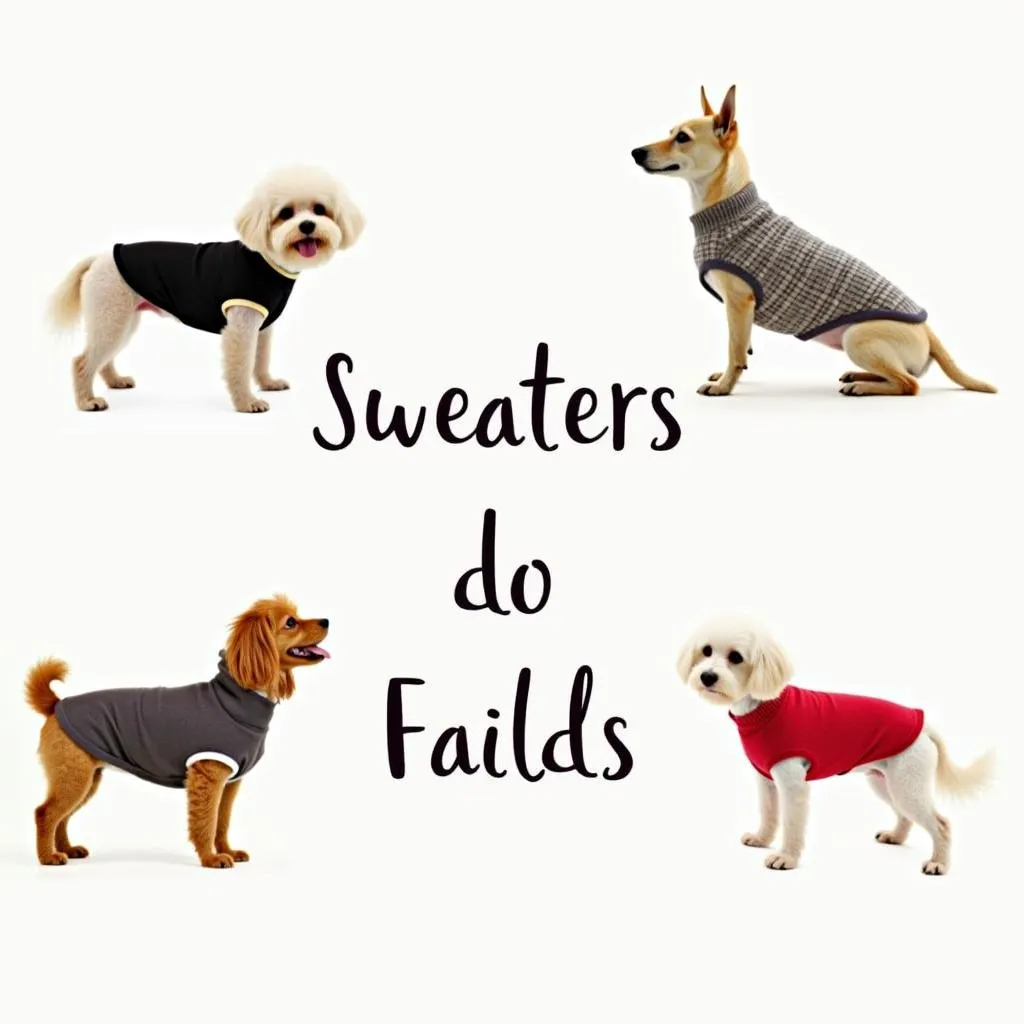 Dog Sweaters & Coats for Fall