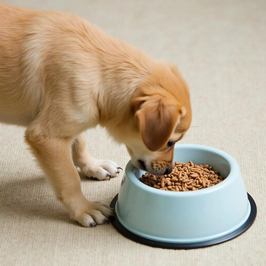 Food and Water Bowls for Puppy Feeding