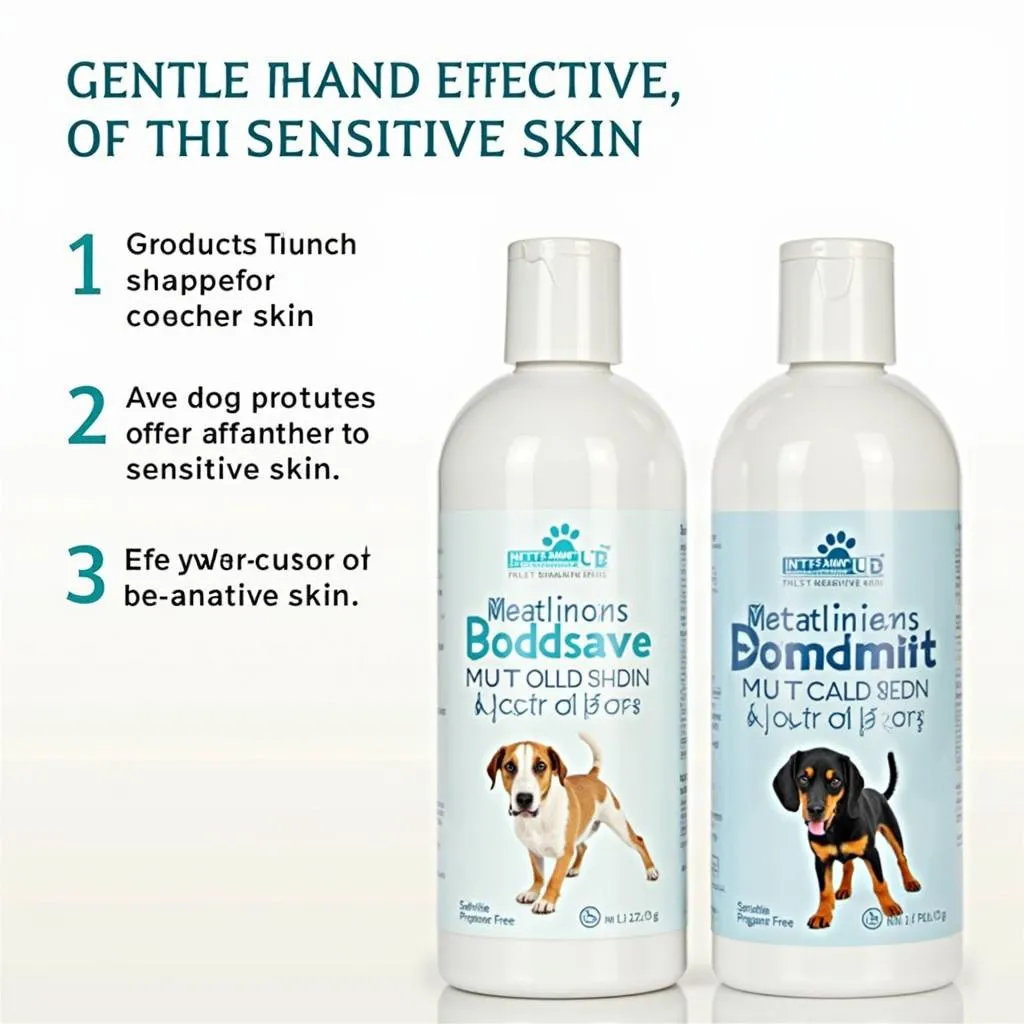 Gentle, Fragrance-Free Dog Shampoo for Sensitive Skin