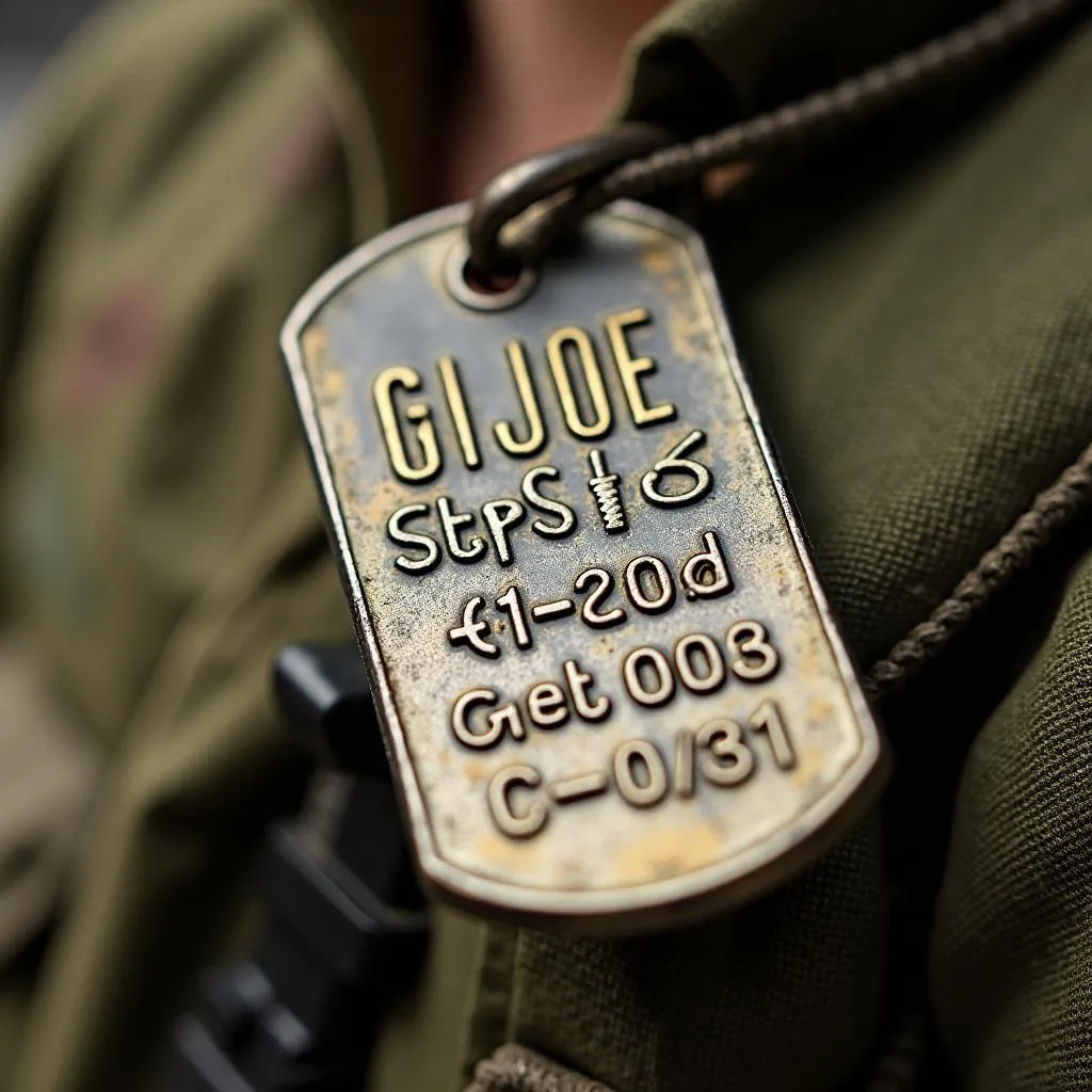 GI Joe dog tag history Vietnam War