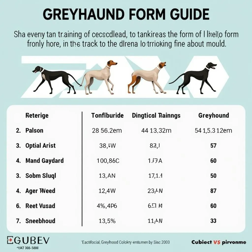 Greyhound Racing Form Guide