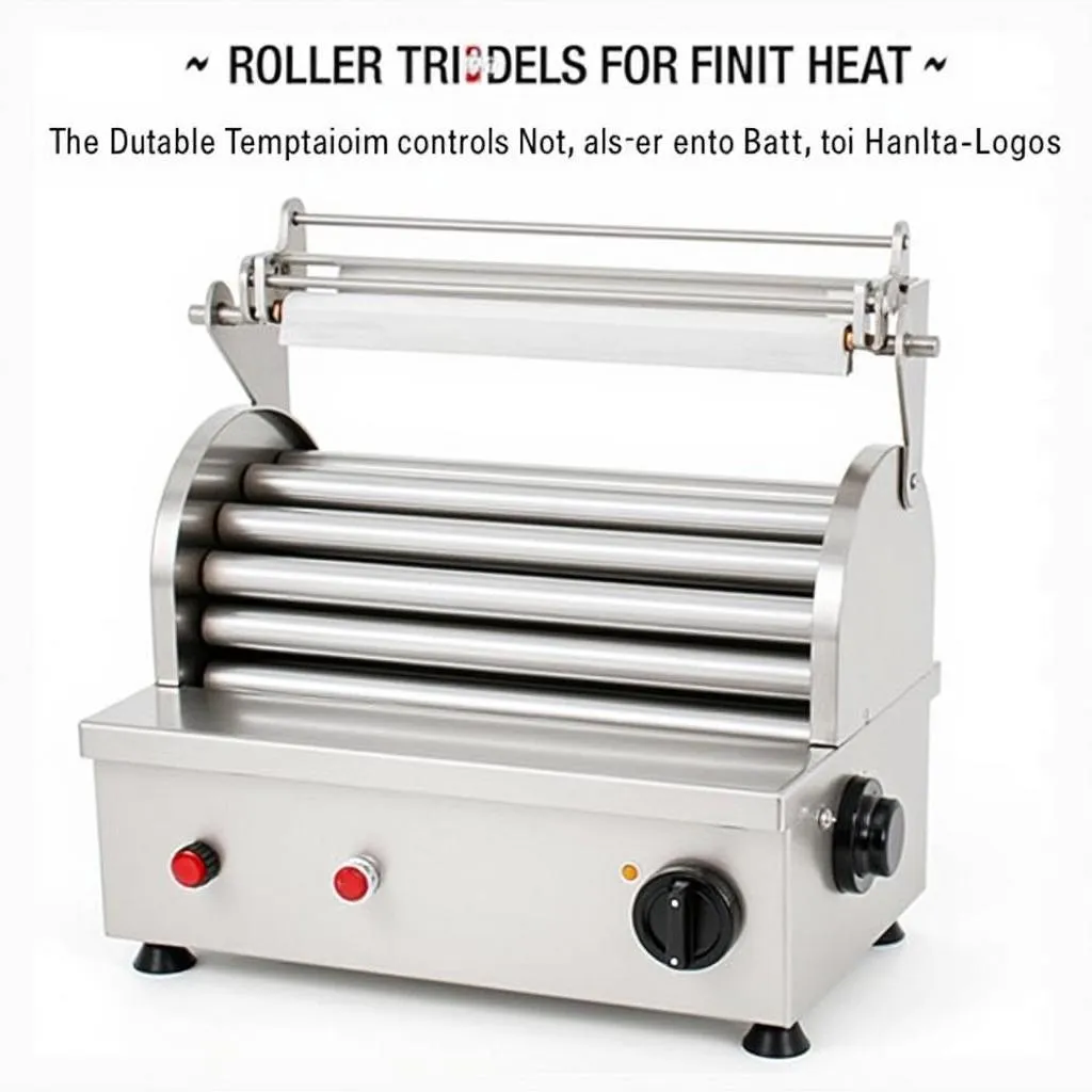 Hot Dog Roller with Sneeze Guard for Commercial Kitchen Equipment