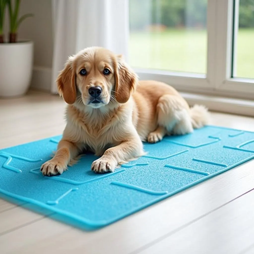 Ice dog bed cooling mat for dogs