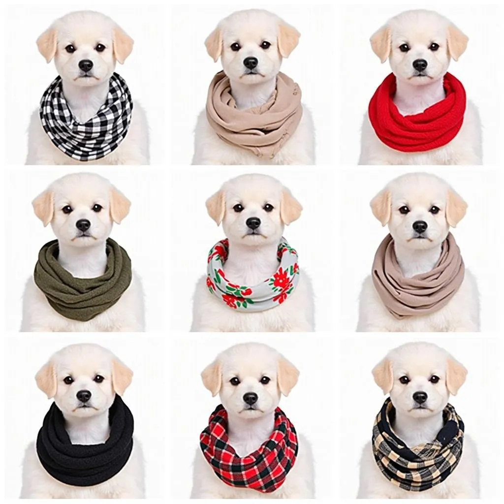 Colorful Infinity Dog Scarves