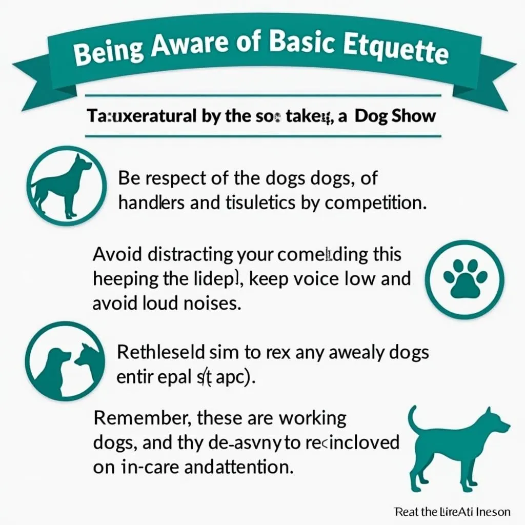 Dog Show Etiquette