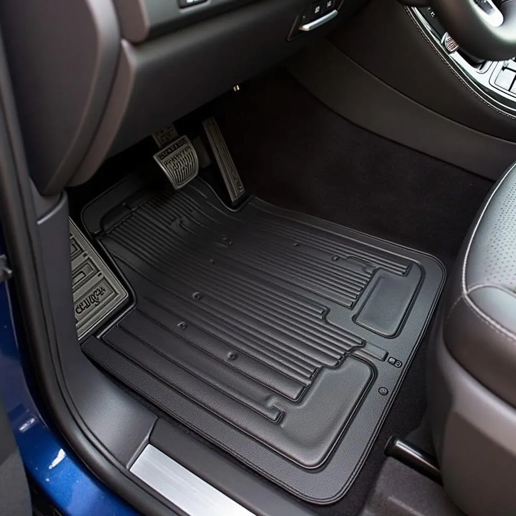 Luxurious Leather Car Mats for Dogs