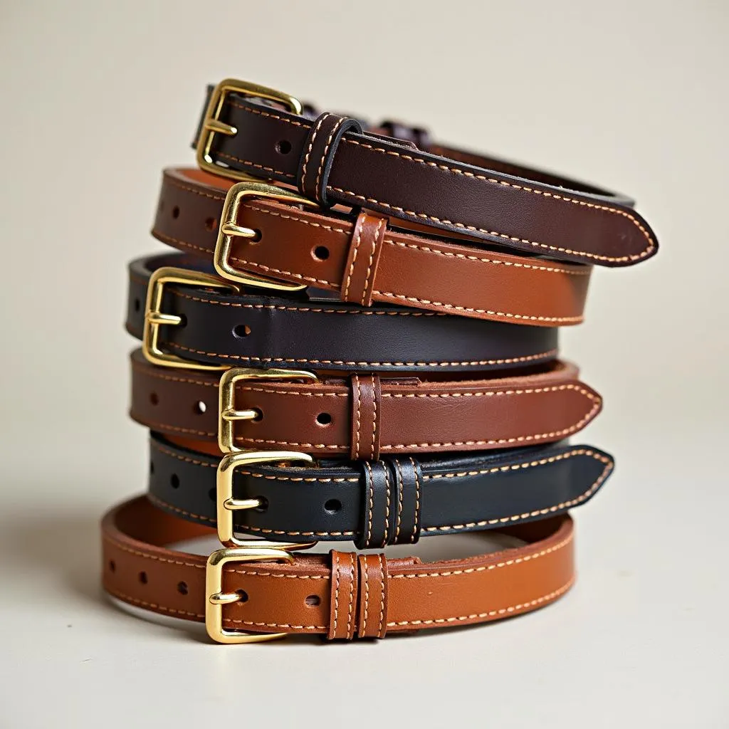 Luxury Leather Dog Collars for Dogs