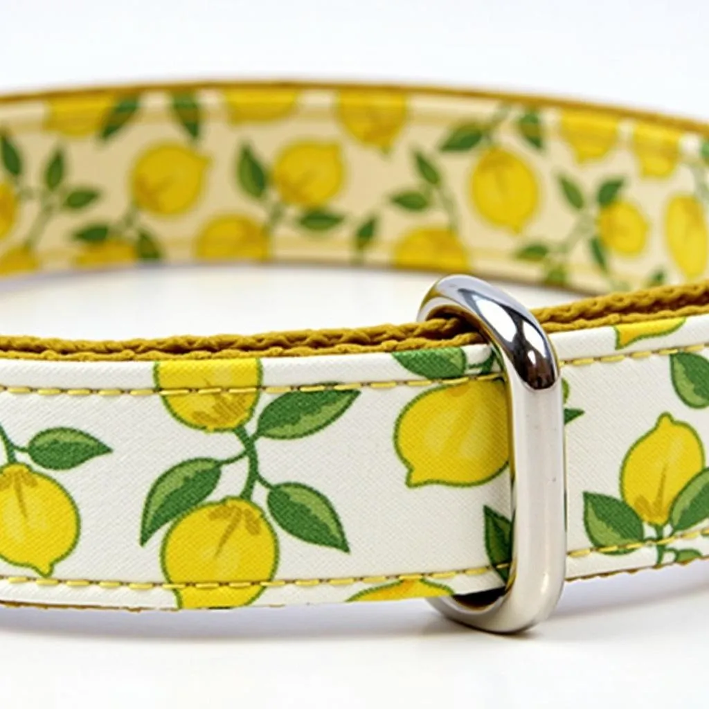 Various Lemon Dog Collar Designs