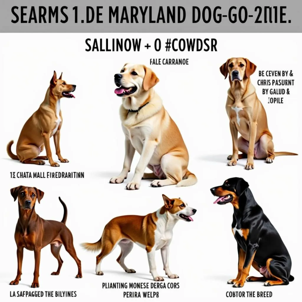 Maryland Dog Show 2023 showcasing diverse dog breeds