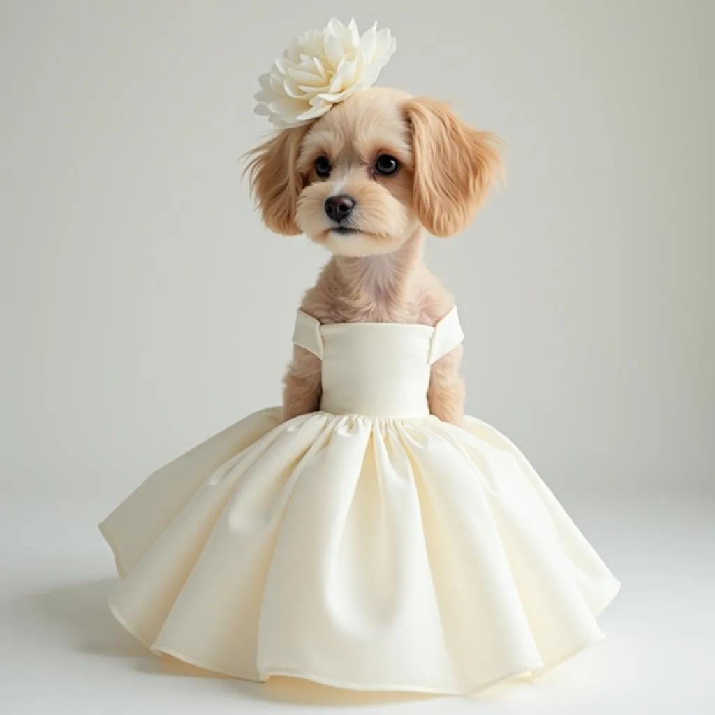 Modern Dog Wedding Dresses