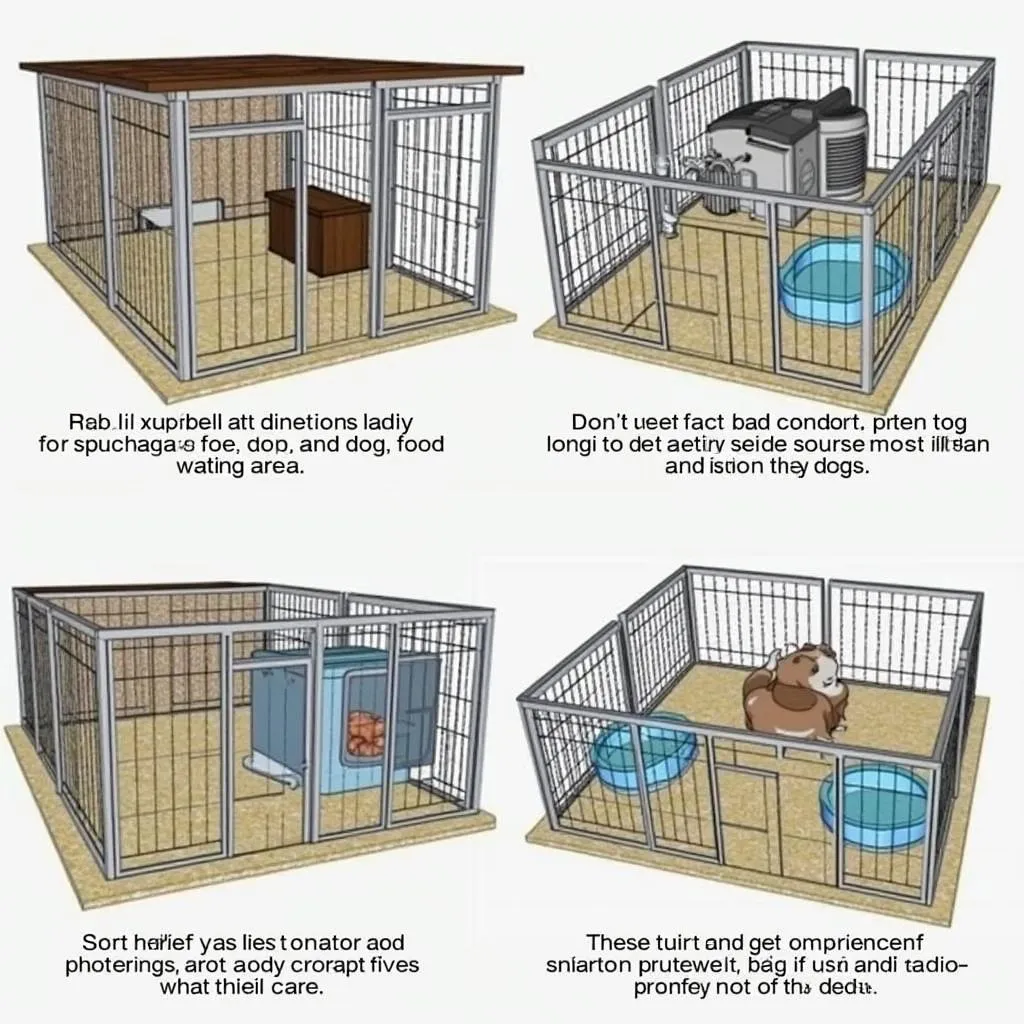 A no-contact dog boarding facility