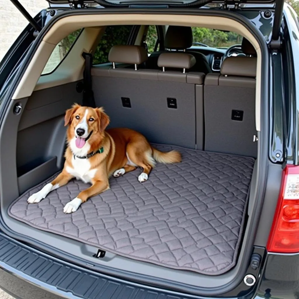 Soft and Stylish Nylon Car Mats for Dogs