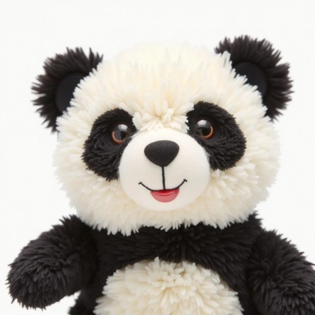 Cute Plush Soft Squeaky Panda Bear Dog Toy for Small and Medium Dogs