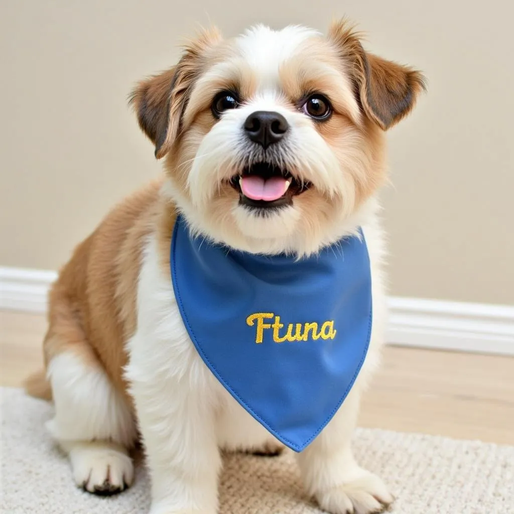 Personalized Boy Dog Bandanas