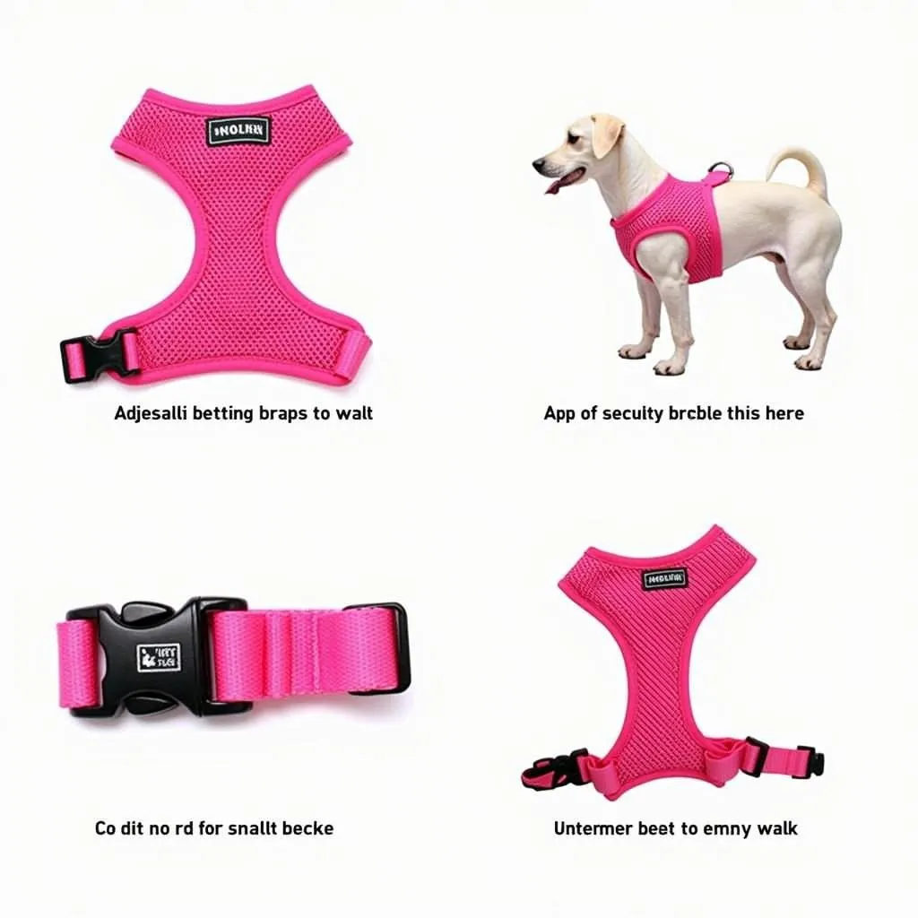 Pink Dog Harness for Small Dogs: A Stylish and Safe Choice for Tiny Pups