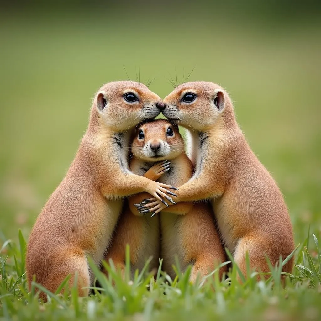 Prairie Dog Family: A Symbol of Community and Togetherness