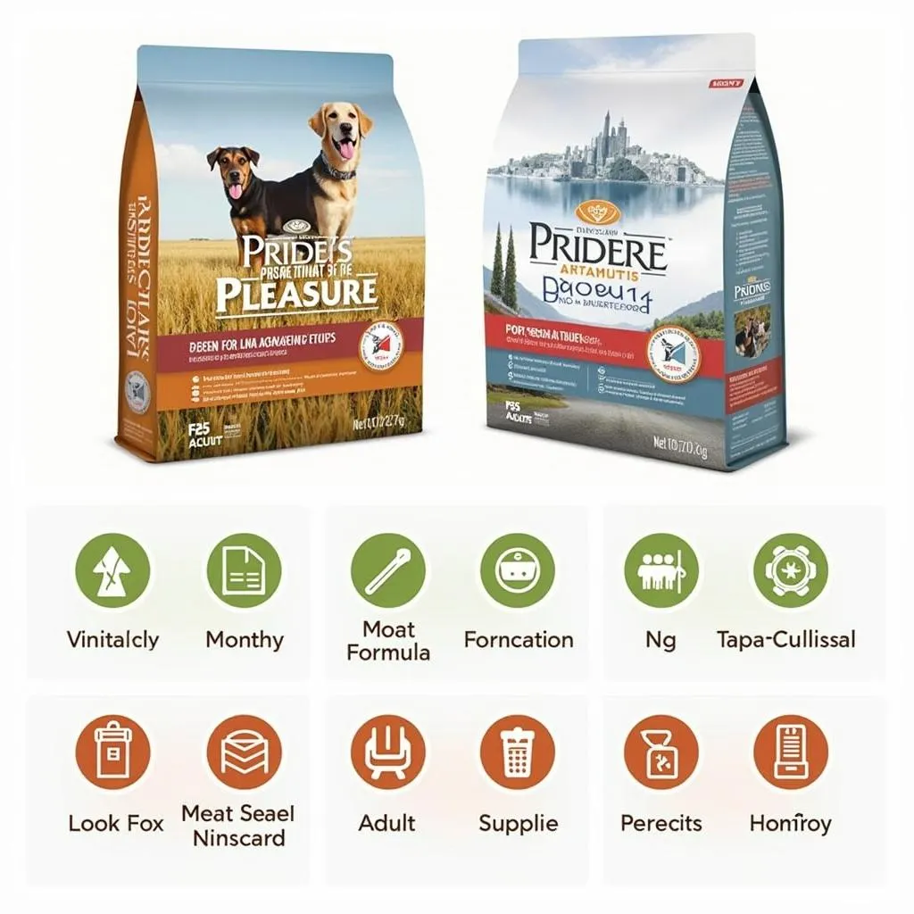 Pride and Pleasure Dog Food Bag