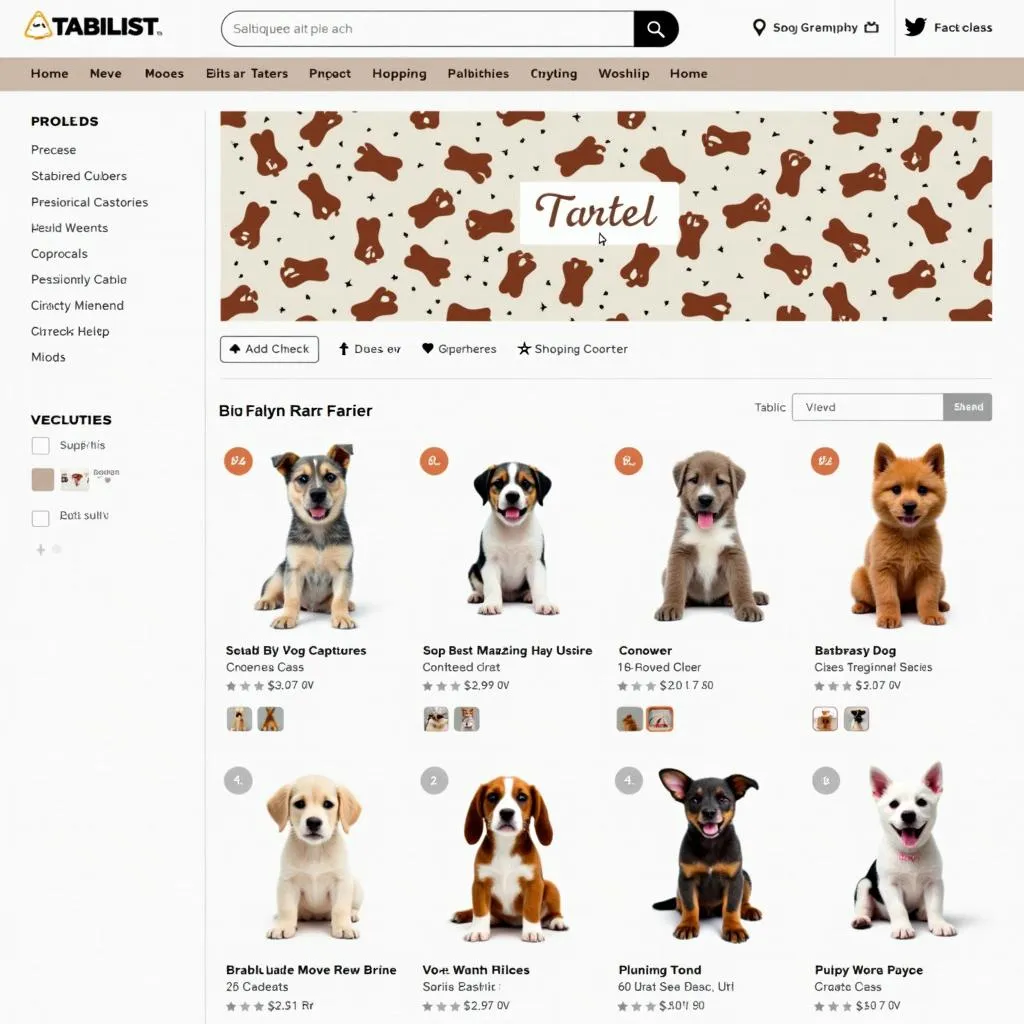 Online Stores Selling Puppy Dog Fabric