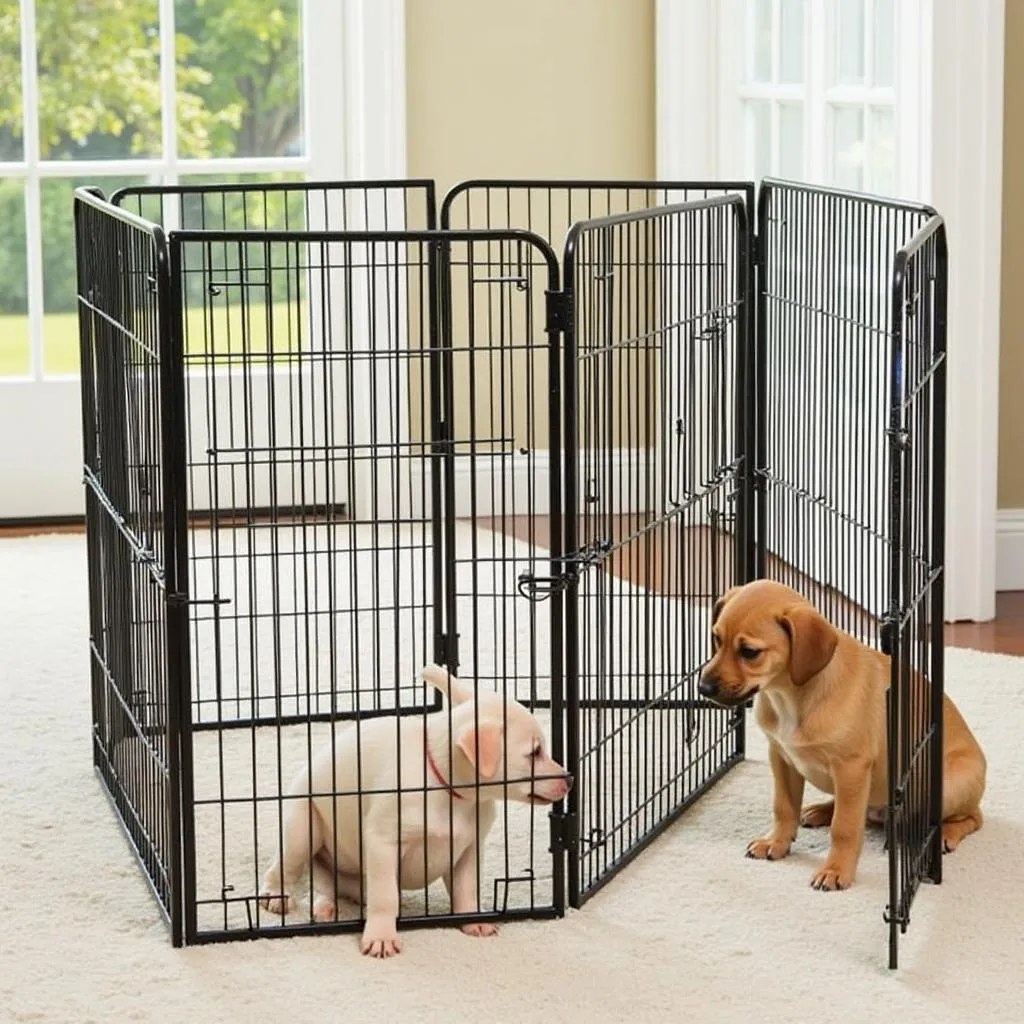 Puppy Pens for Safe and Controlled Environment