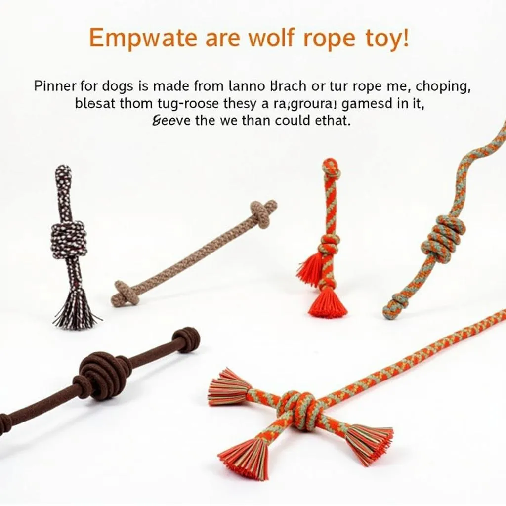 Rope Toys for Wolf Dogs