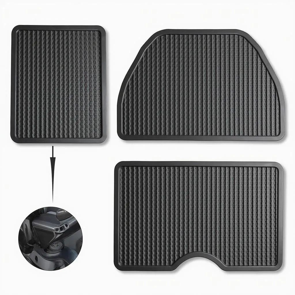 Durable Rubber Car Mats for Dogs