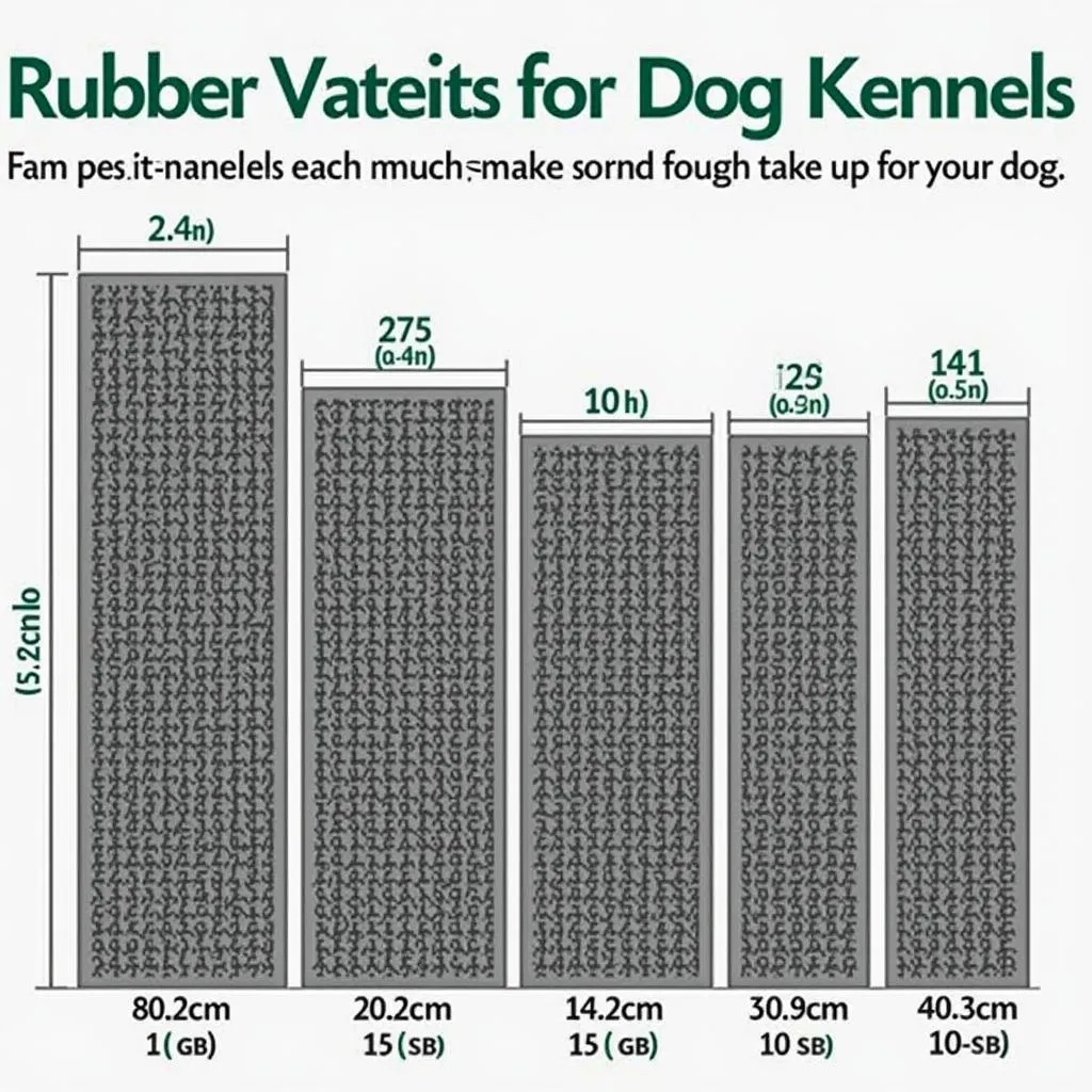 Dog Kennel Rubber Mat Size Guide