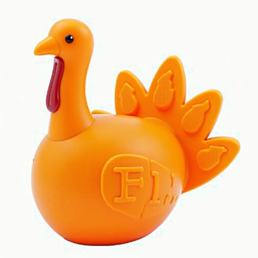 Durable Rubber Turkey Toy