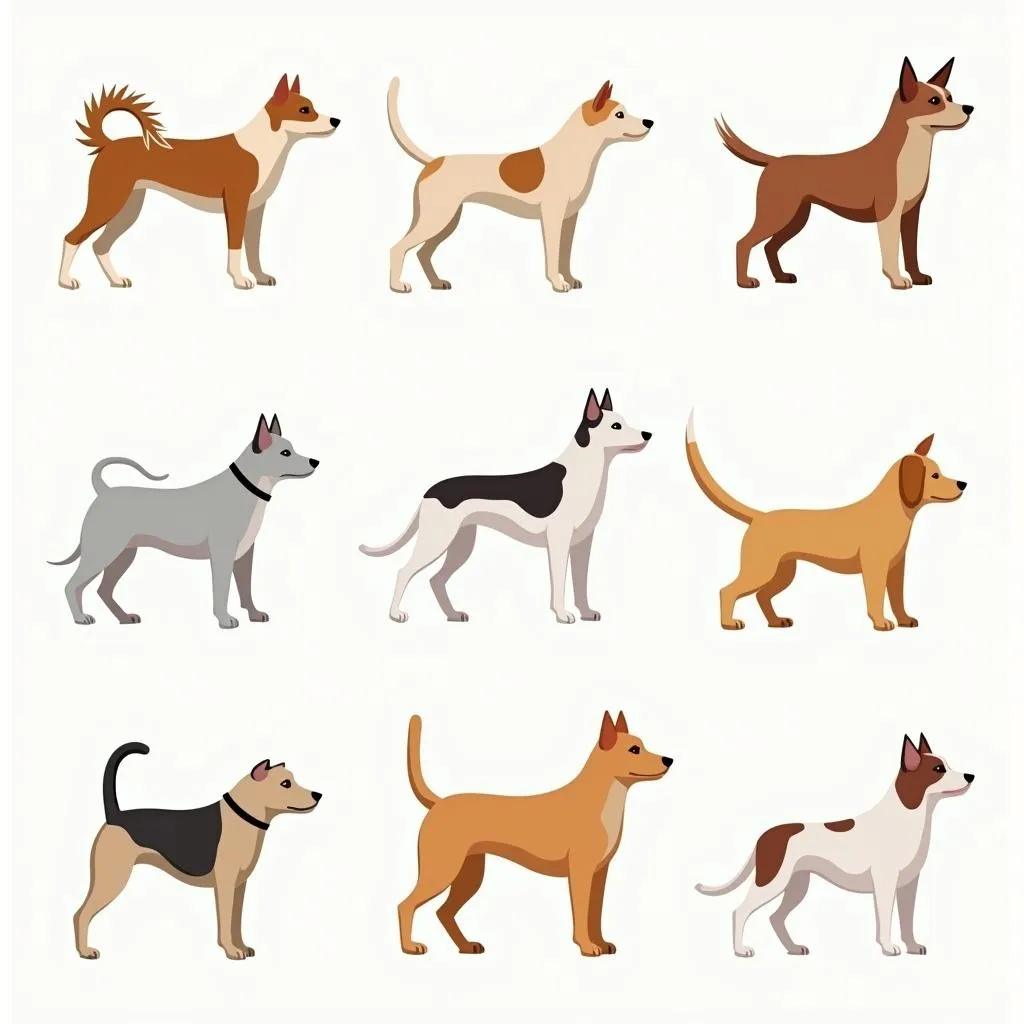 Dog breeds with short tails and zigzag tail