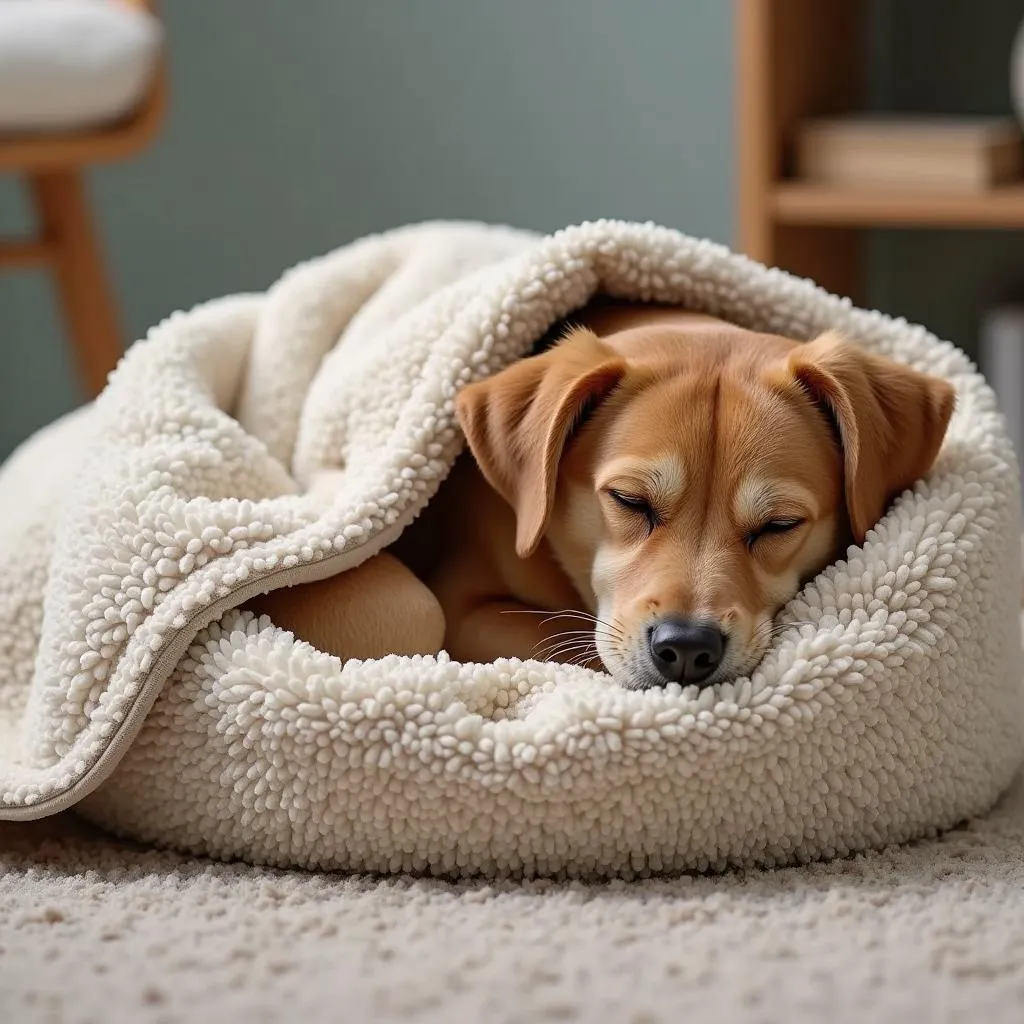 Cozy Comfort in a Sleeping Bag Bed