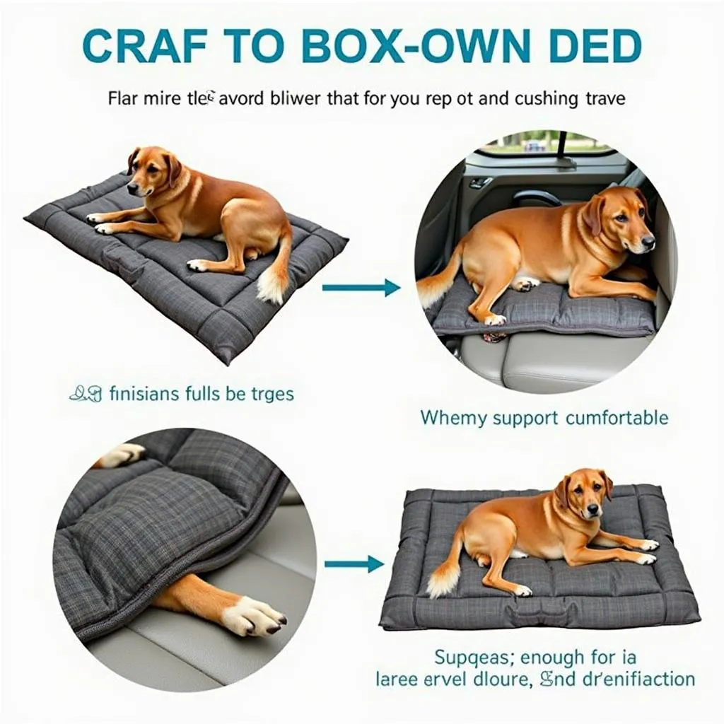 Sleeping Bag Dog Bed for Large Dogs