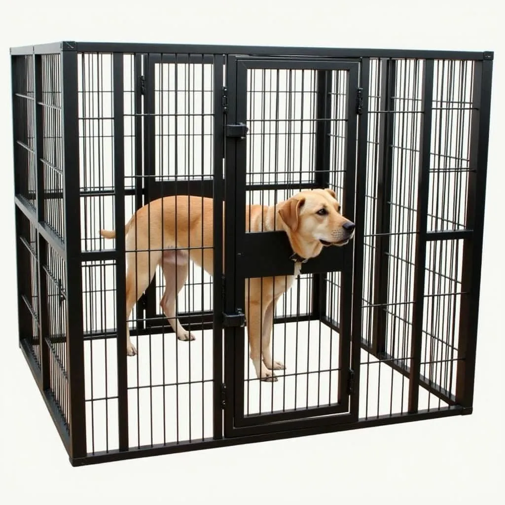 Solid Dog Cage Panels: Privacy and Security