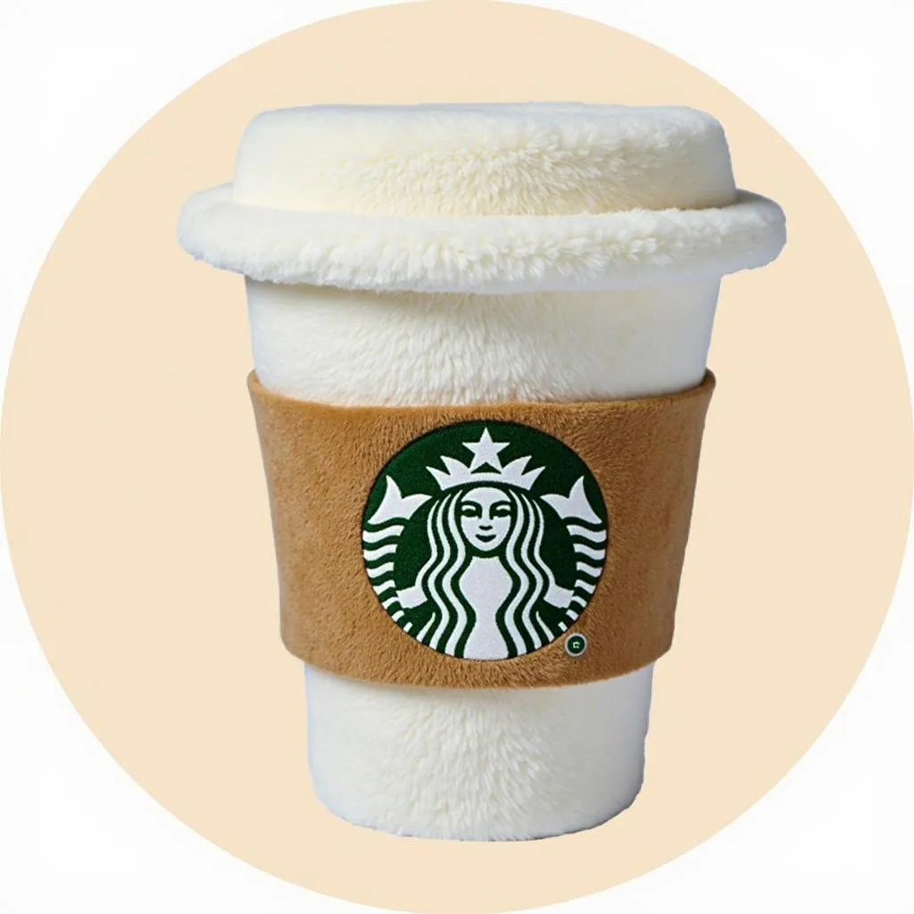 Starbucks Plush Dog Toy