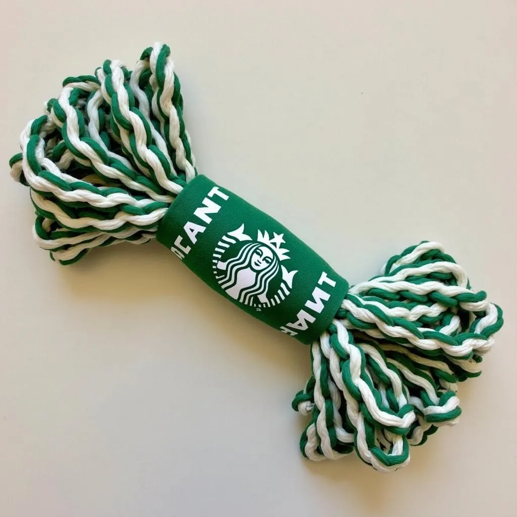 Starbucks Rope Dog Toy