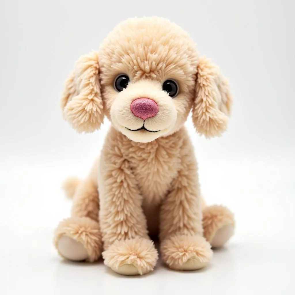 Small Stuffed Animal Poodle Dog Plush Toy