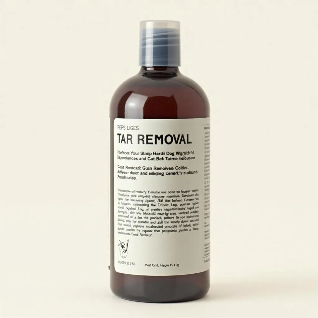 Dog Tar Removal Shampoo