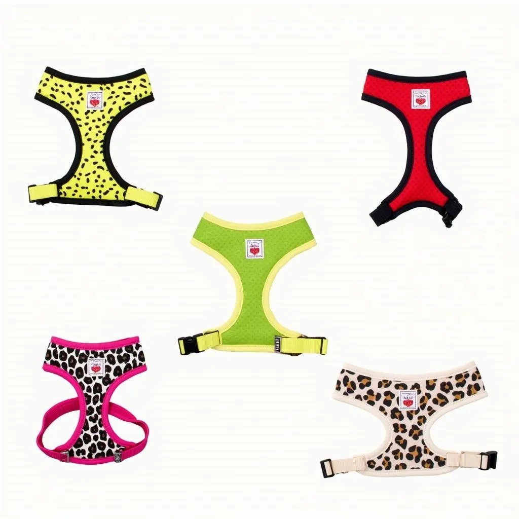 Stylish and Safe: Trendy Dog Harnesses in Vibrant Colors and Fun Patterns