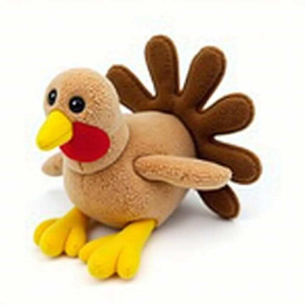 Plush Turkey Toy for Dogs