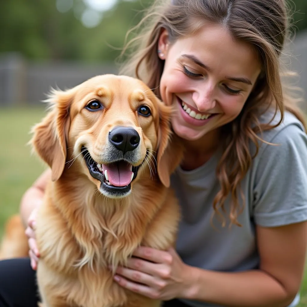 Veronica Dog with Owner