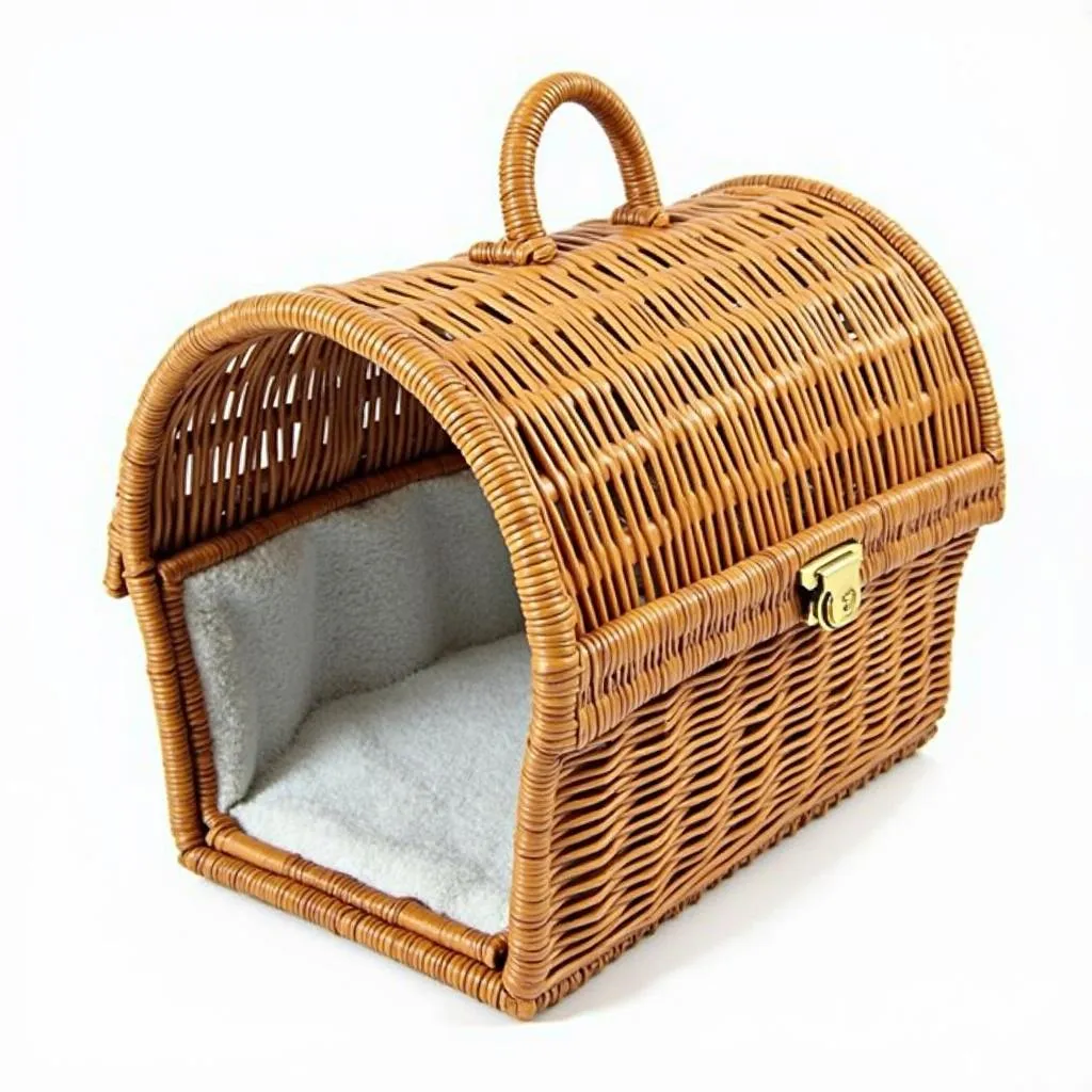 Small Dog Wicker Carrier