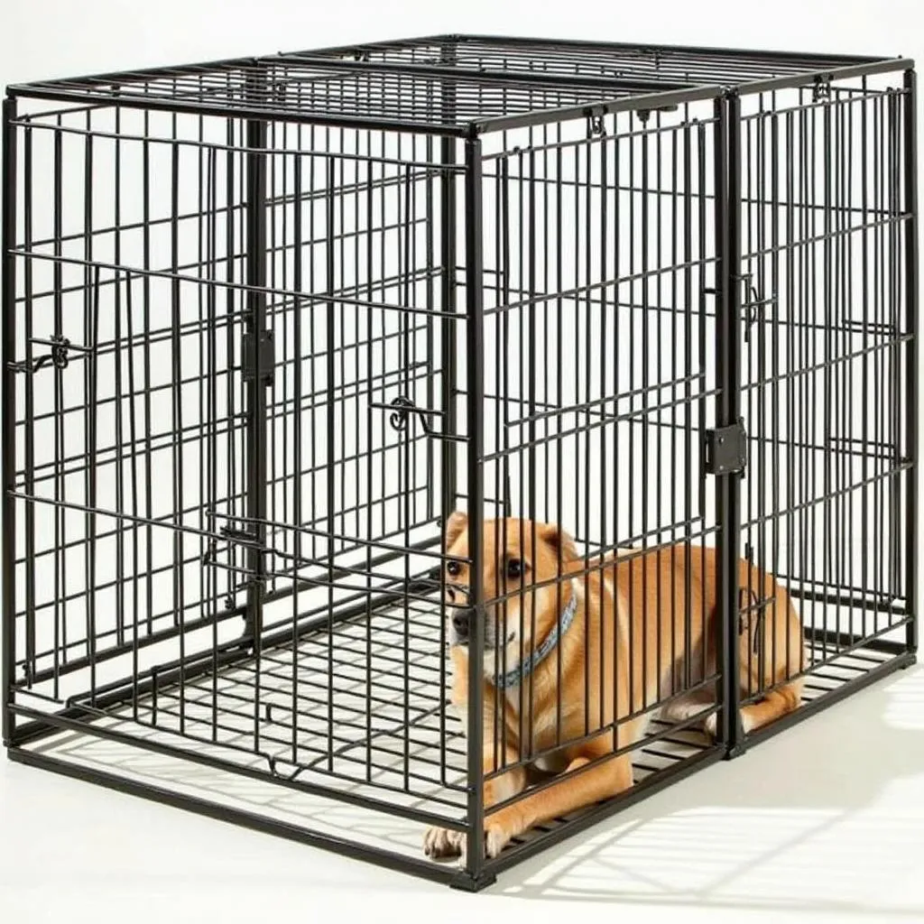 Wire Dog Cage Panels: Durable and Ventilated