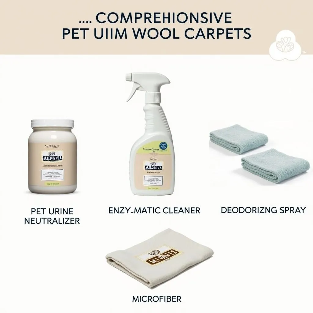 Pet Urine Cleaning Kit for Wool Carpets