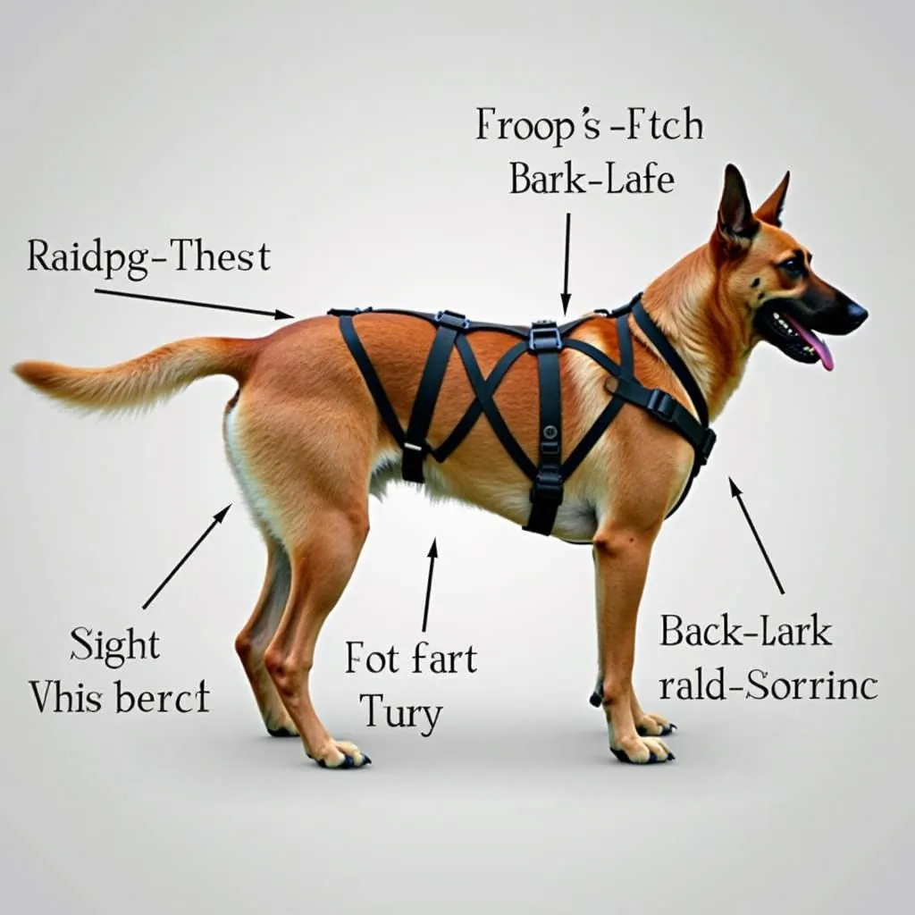 X-back dog harness for cart pulling: Strong and stable design for comfortable pulls