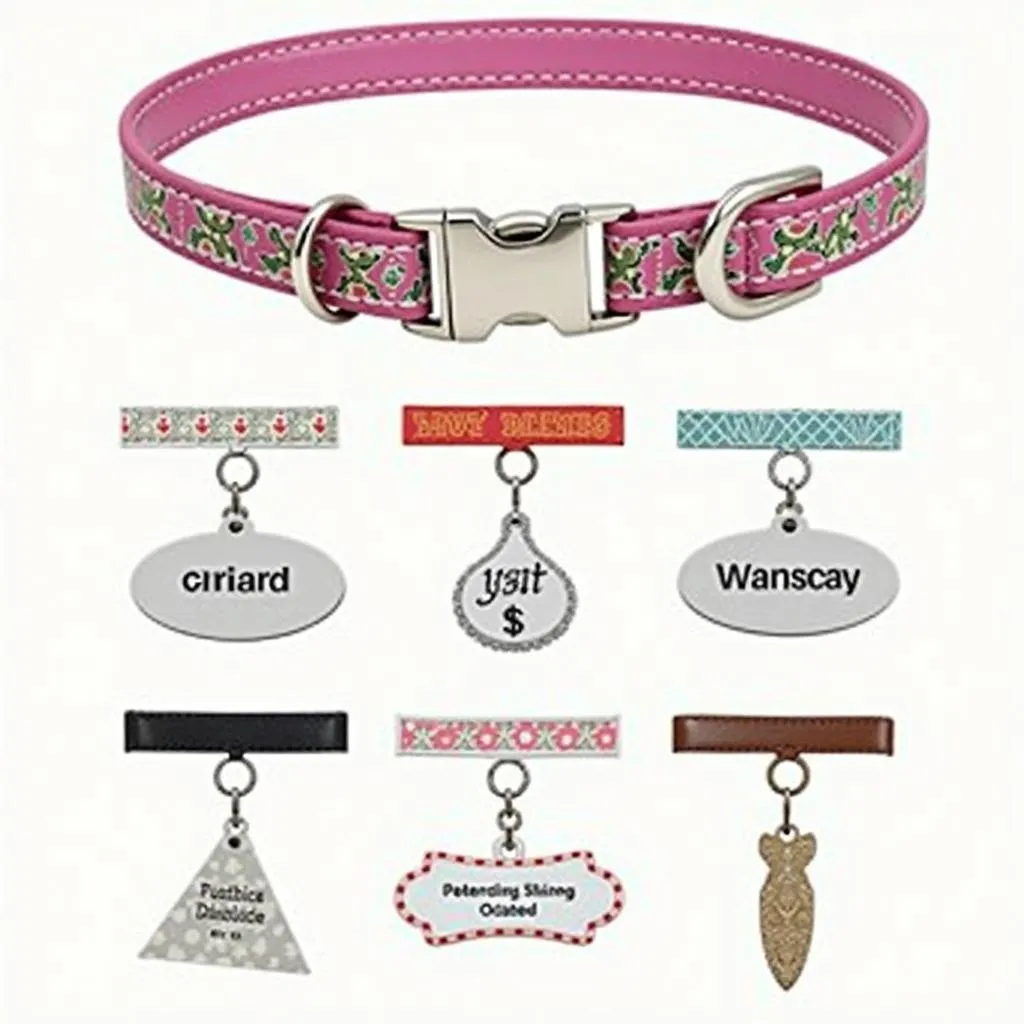 2 inch wide dog collar with personalization options for a unique look