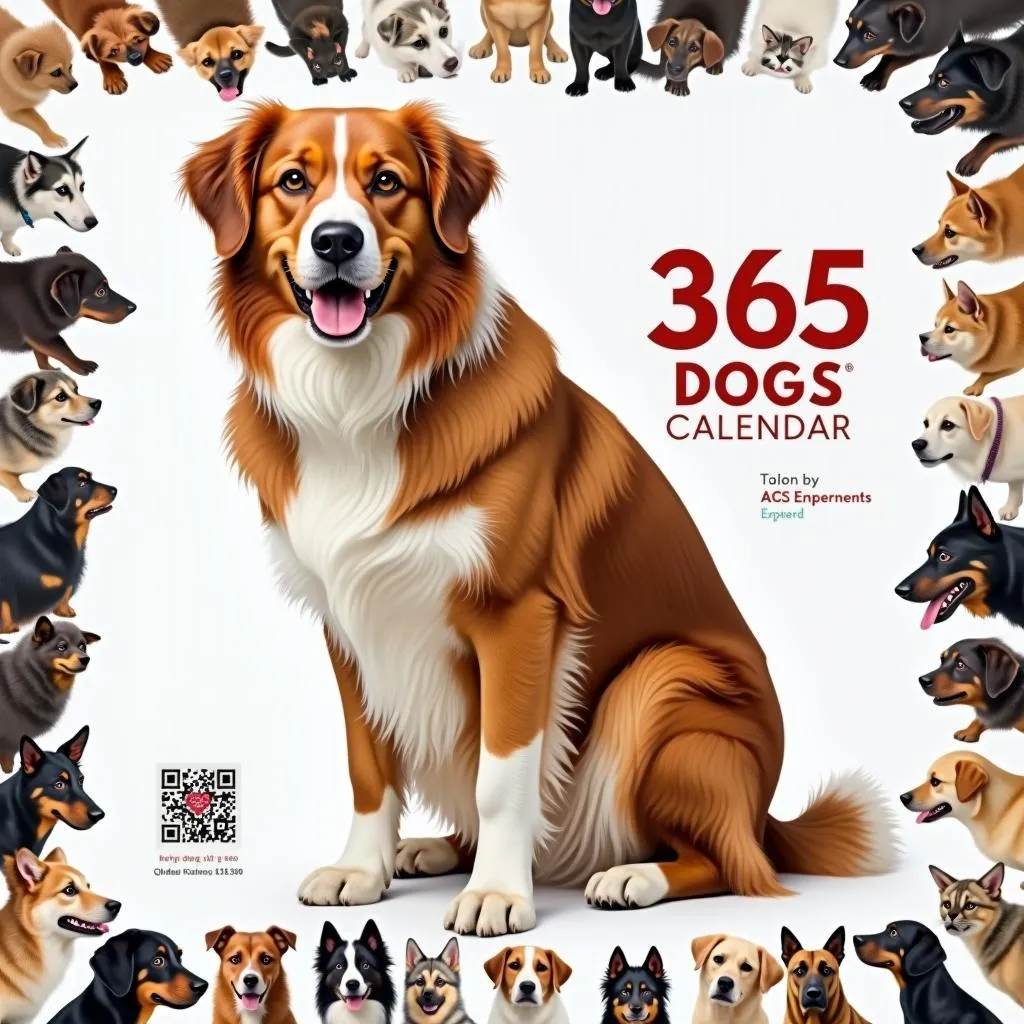 365 dogs calendar for dog lovers