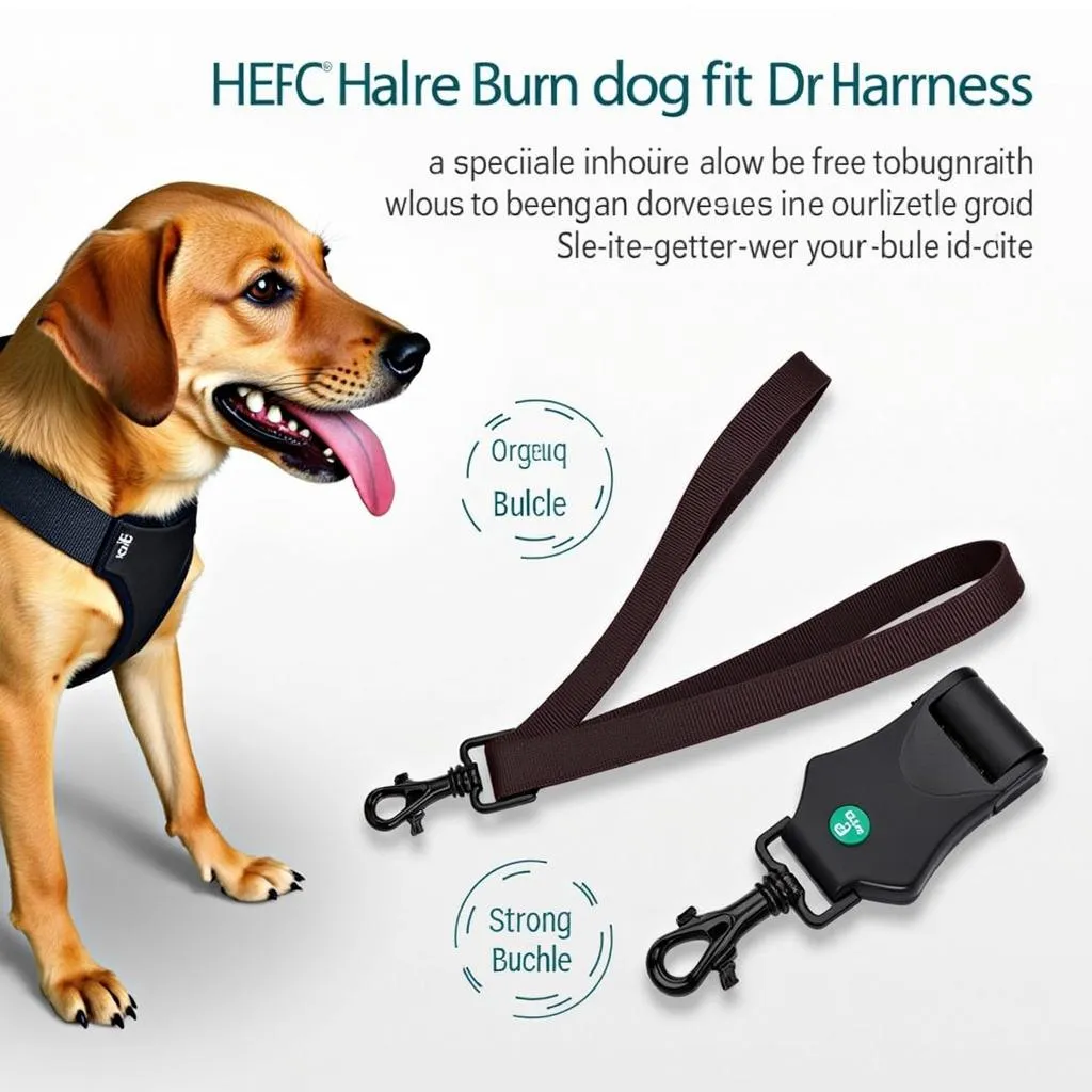 Adjustable Seat Belt Buckle Dog Leash