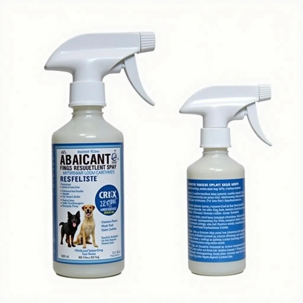 Aggressive Dog Repellent Spray Bottle